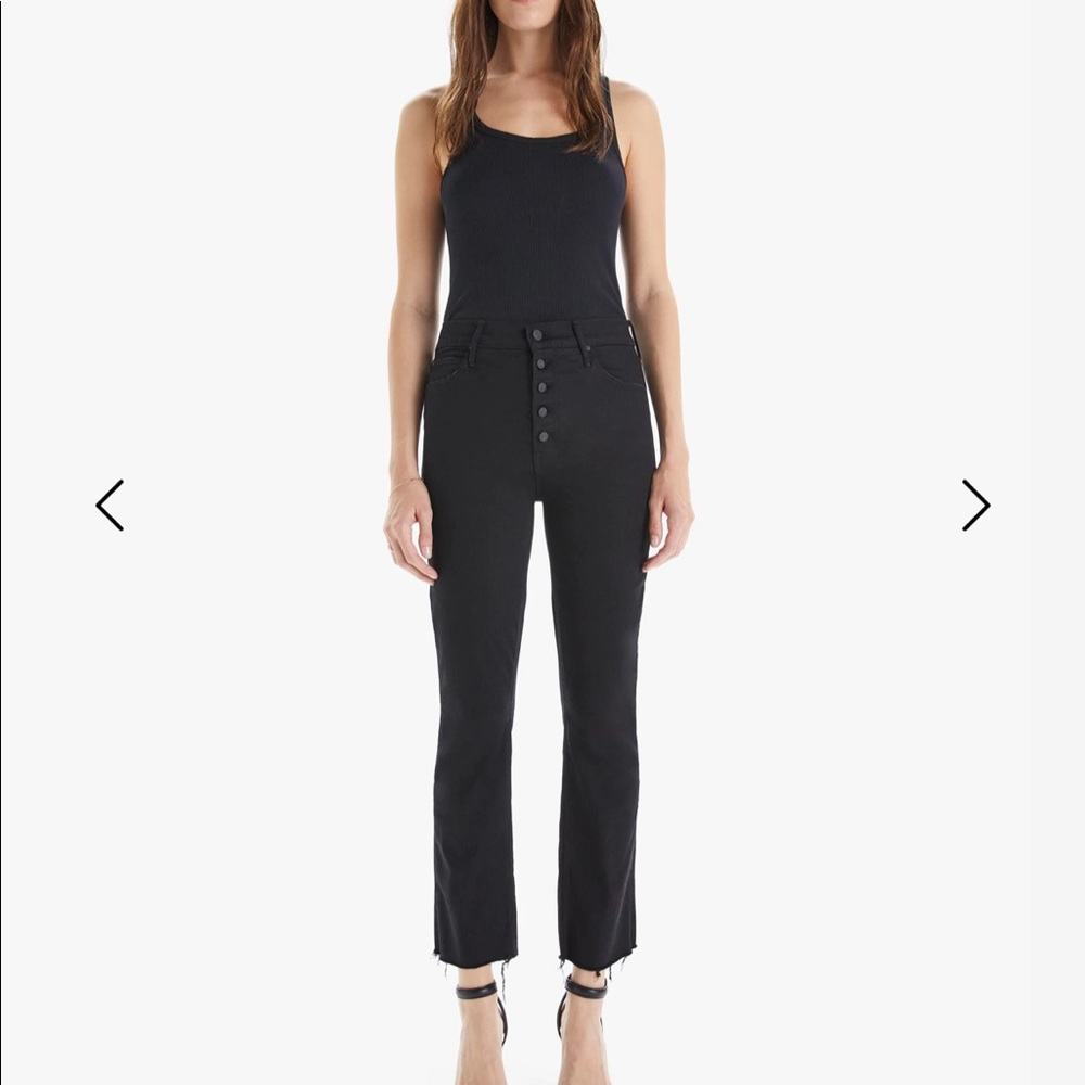 MOTHER jeans  The pixie dazzler ankle frey